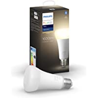 Philips Hue Bombilla Inteligente LED E27- 100W- con Bluetooth- Luz Blanca Cálida- Compatible con Alexa y Google Home